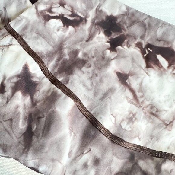 Gymshark Brown White Tie Dye Leggings S - Picture 3 of 7